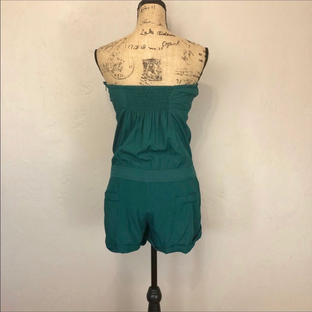 Urban Outfitters BDG Green Strapless Romper Size L - Picture 2 of 8